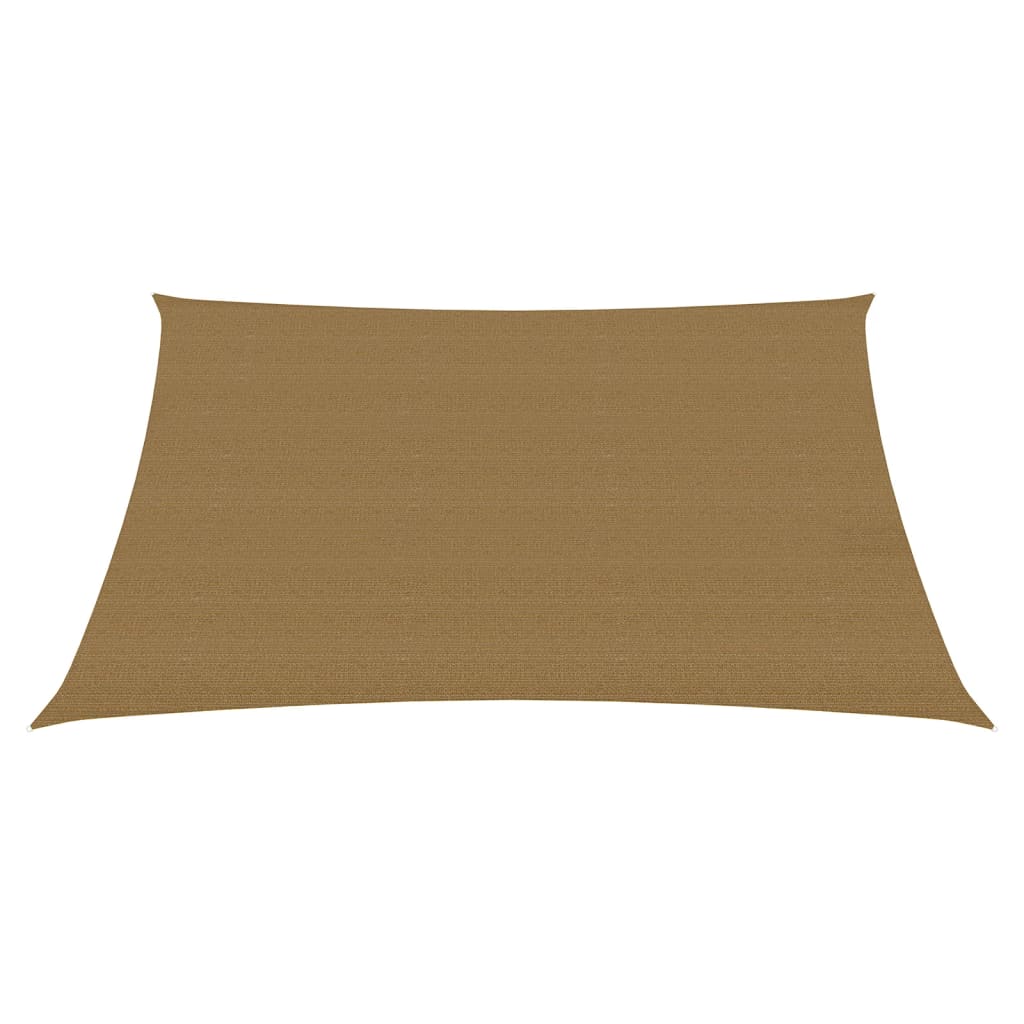 Sonnensegel 160 g/m² Taupe 4/5x4 m HDPE