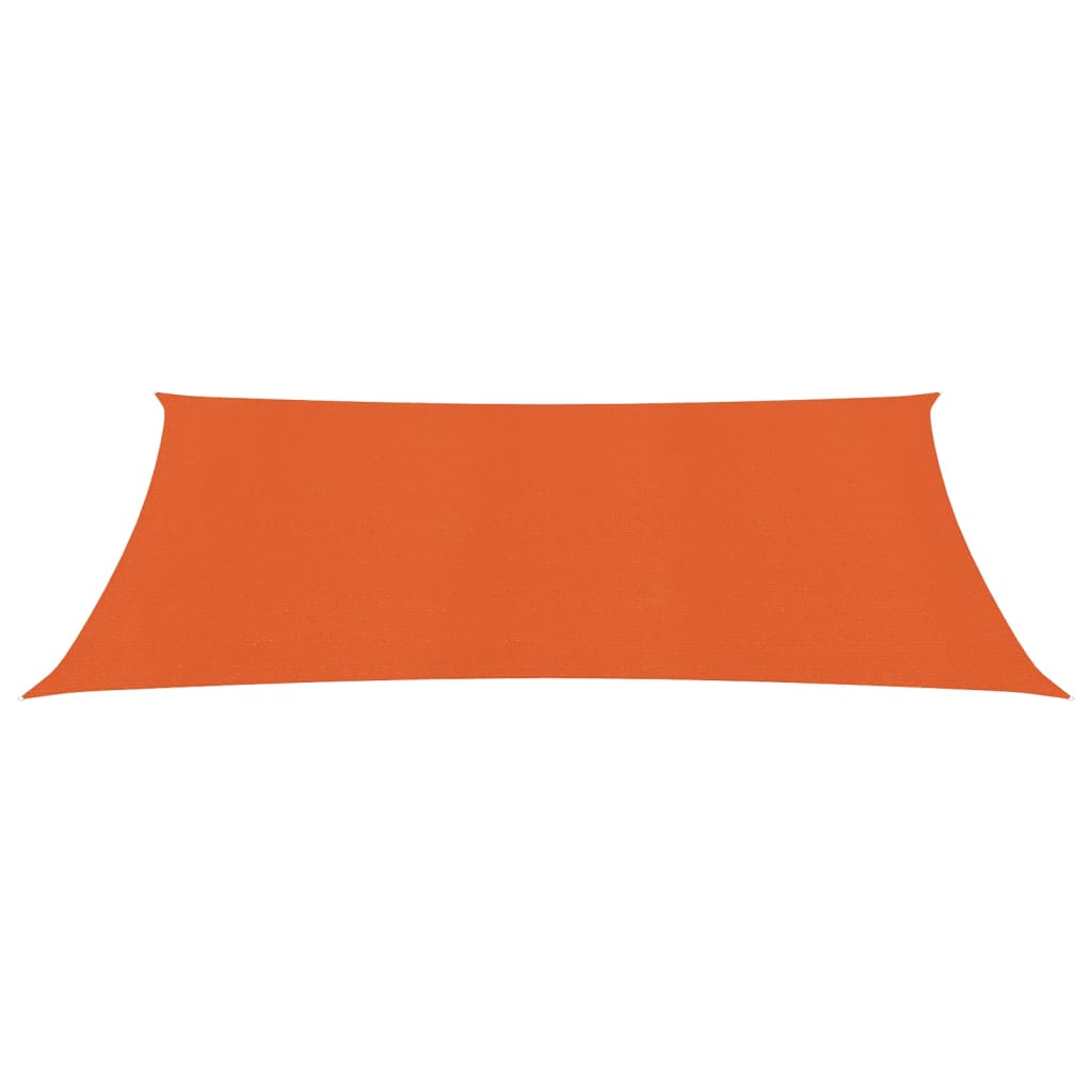 Sonnensegel 160 g/m² Orange 2x4 m HDPE