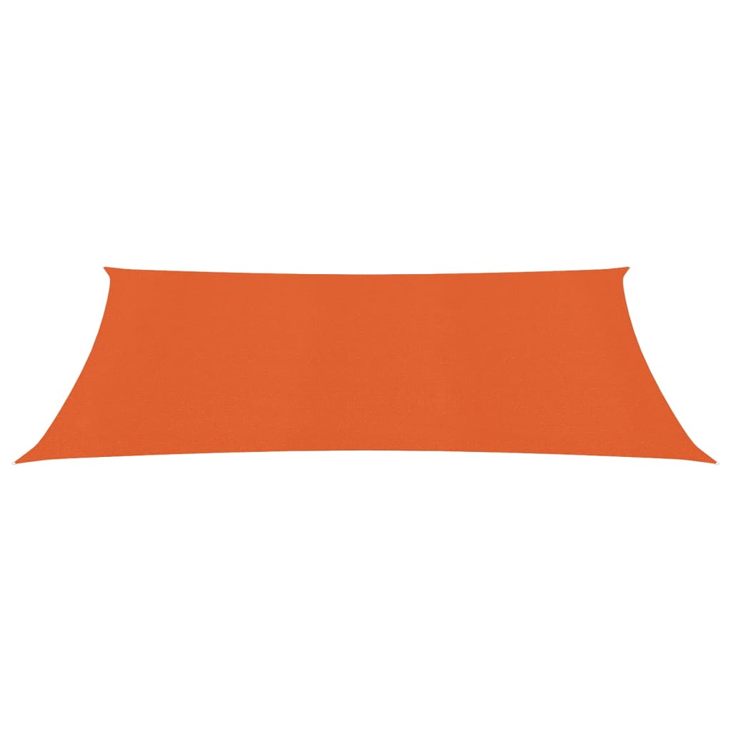 Sonnensegel 160 g/m² Orange 2,5x5 m HDPE