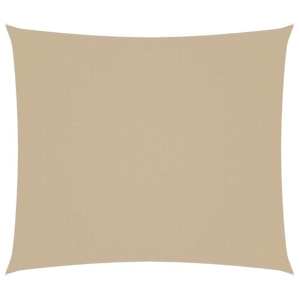 Sonnensegel Oxford-Gewebe Rechteckig 2x2,5 m Beige