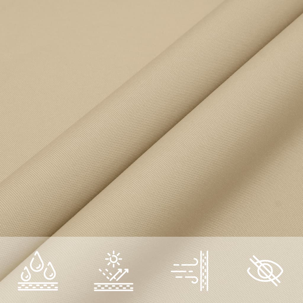 Sonnensegel Oxford-Gewebe Rechteckig 2x5 m Beige