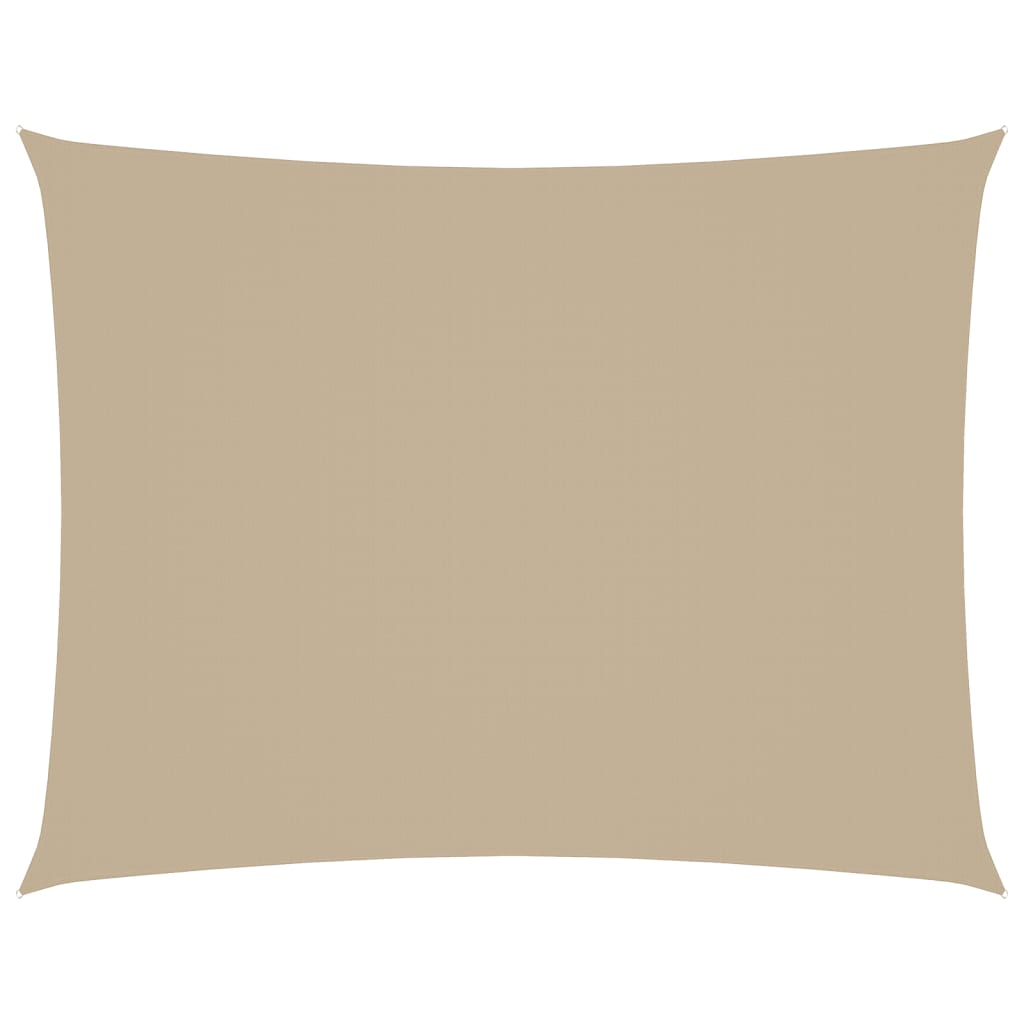 Sonnensegel Oxford-Gewebe Rechteckig 2,5x4 m Beige