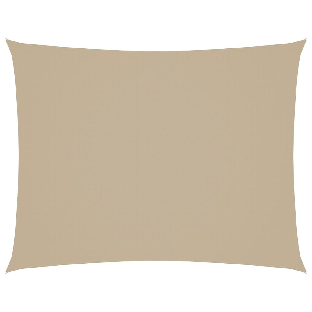 Sonnensegel Oxford-Gewebe Rechteckig 3x4 m Beige