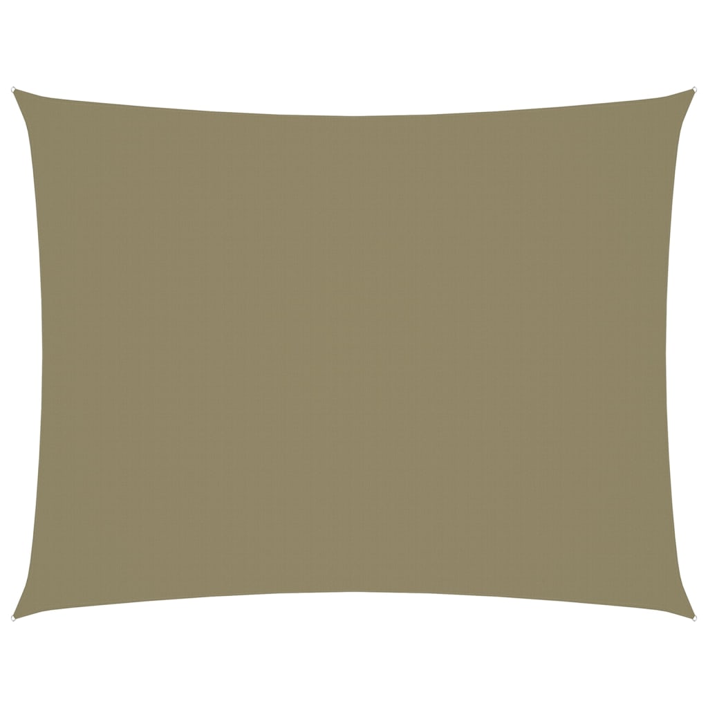 Sonnensegel Oxford-Gewebe Rechteckig 5x7 m Beige