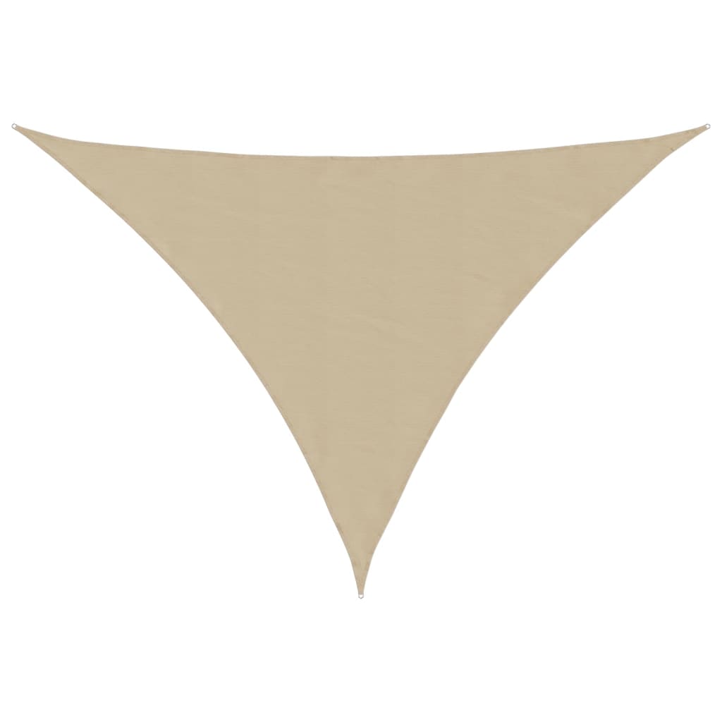 Sonnensegel Oxford-Gewebe Dreieckig 2,5x2,5x3,5 m Beige