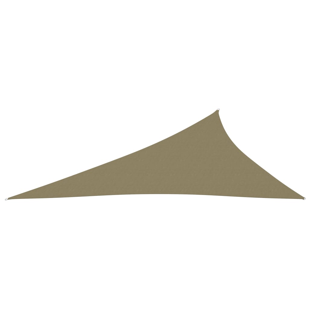 Sonnensegel Oxford-Gewebe Dreieckig 4x5x6,4 m Beige