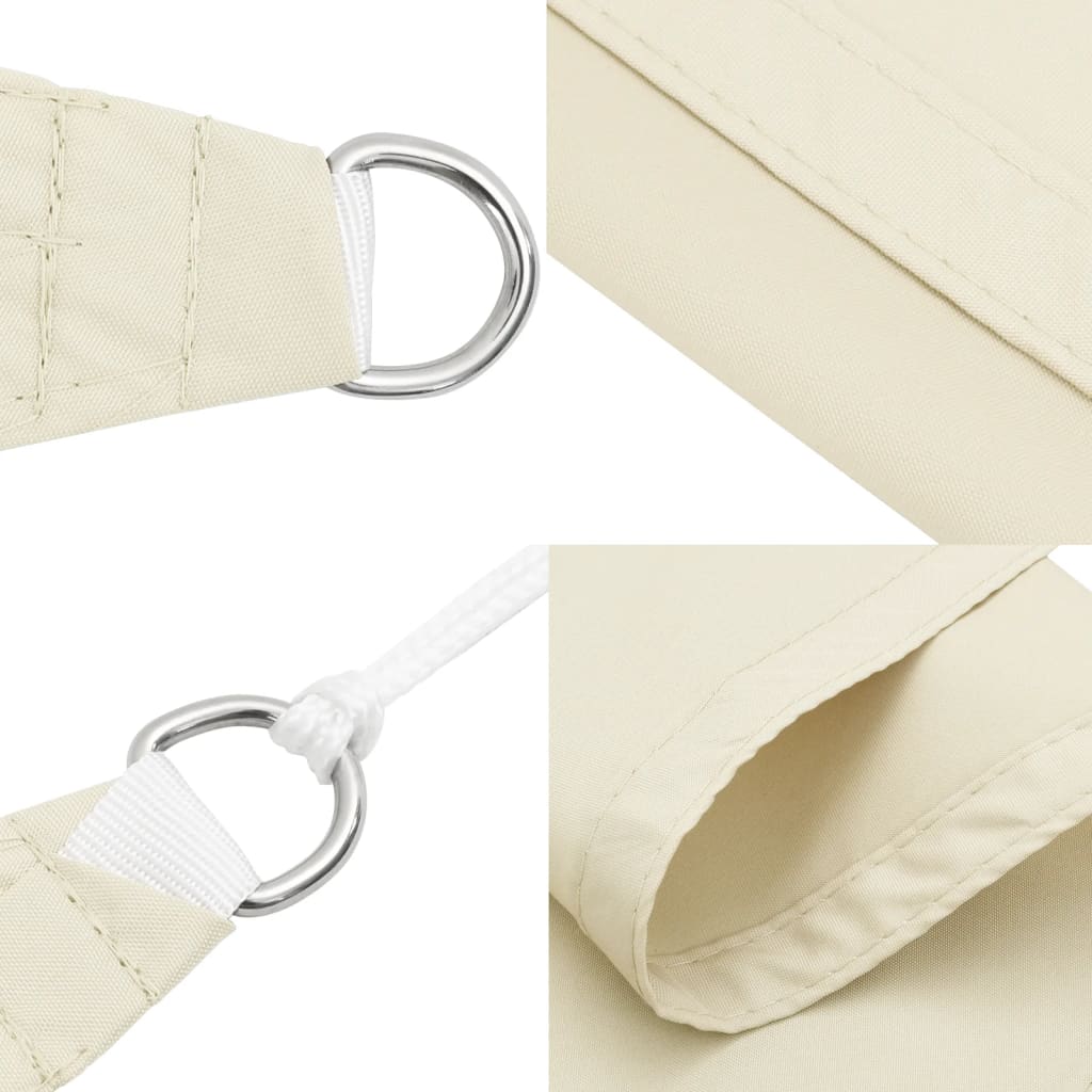 Sonnensegel Oxford-Gewebe Rechteckig 2x2,5 m Creme