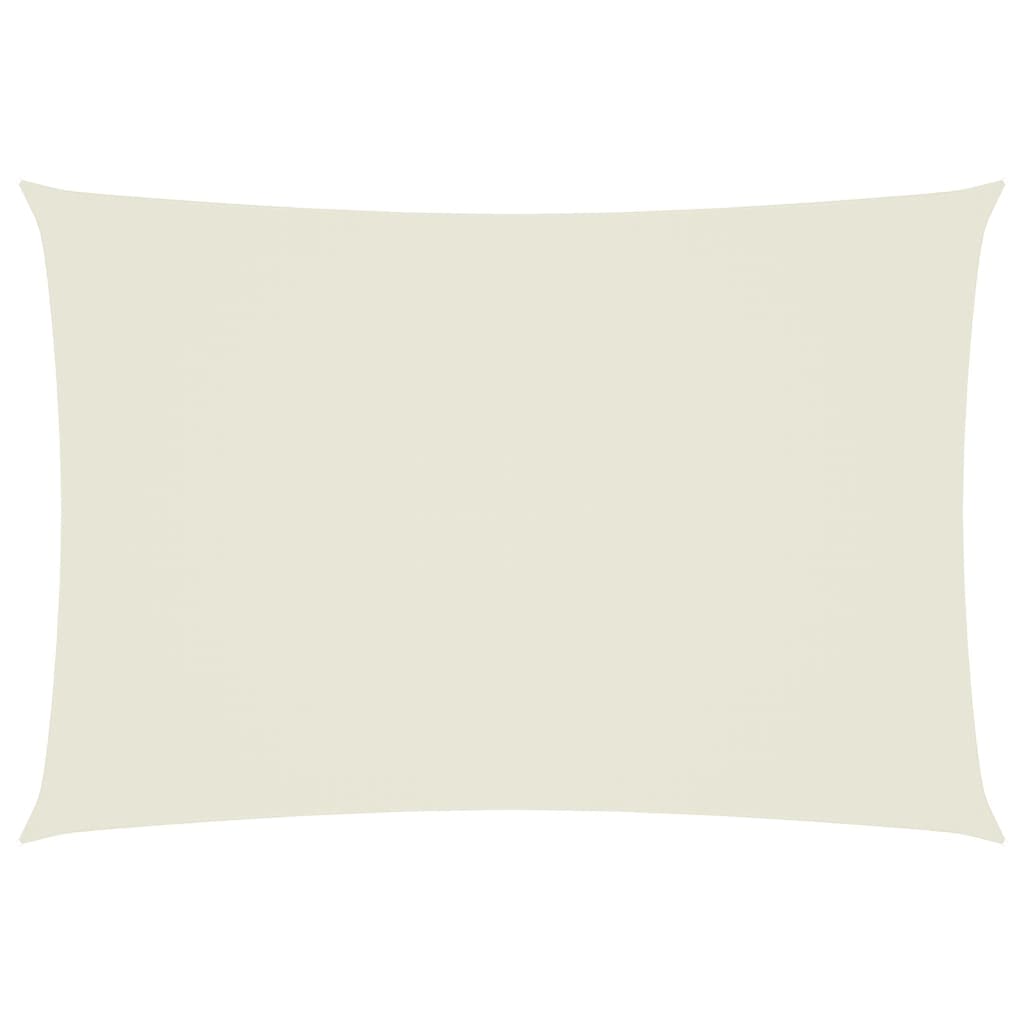 Sonnensegel Oxford-Gewebe Rechteckig 2,5x4,5 m Creme