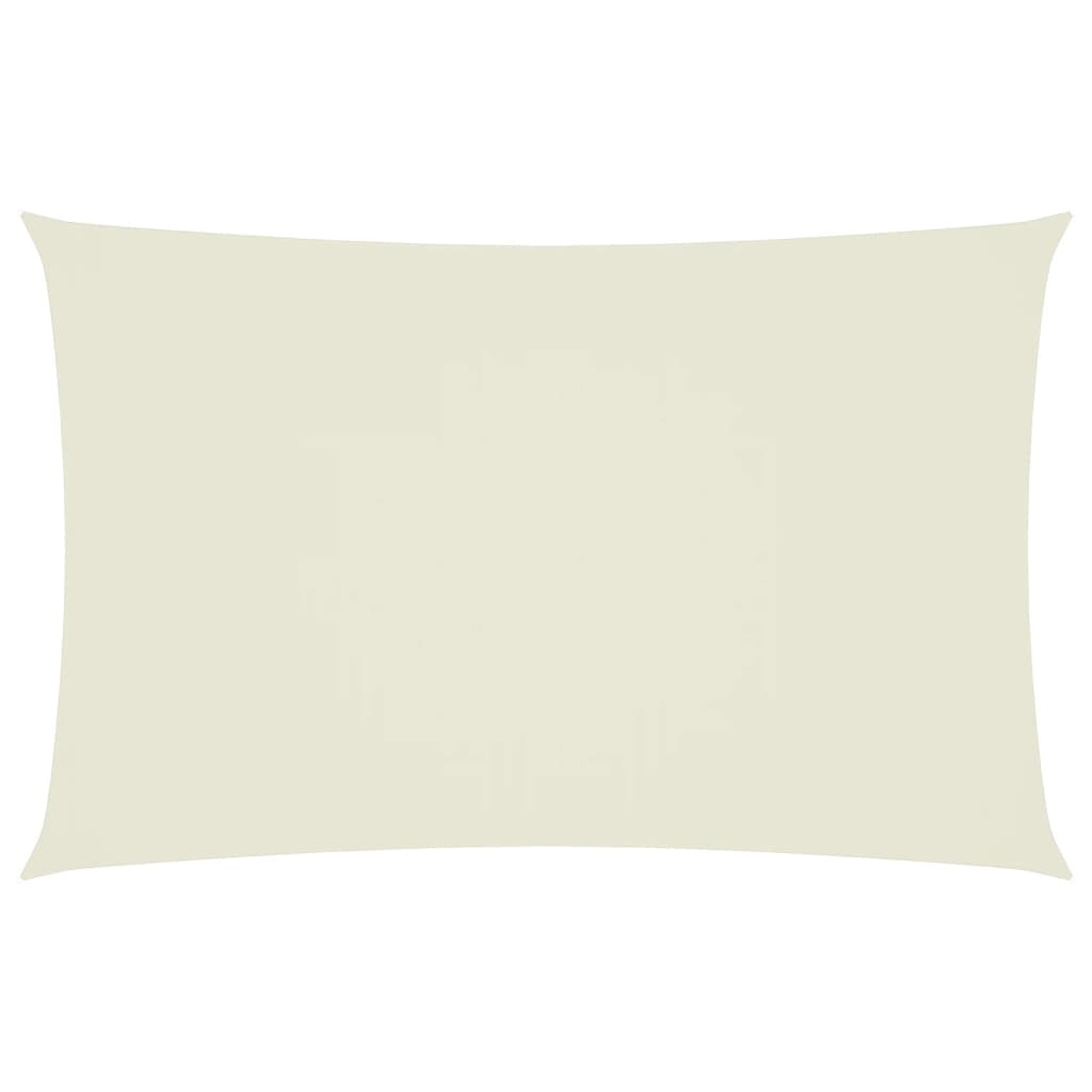 Sonnensegel Oxford-Gewebe Rechteckig 5x8 m Creme