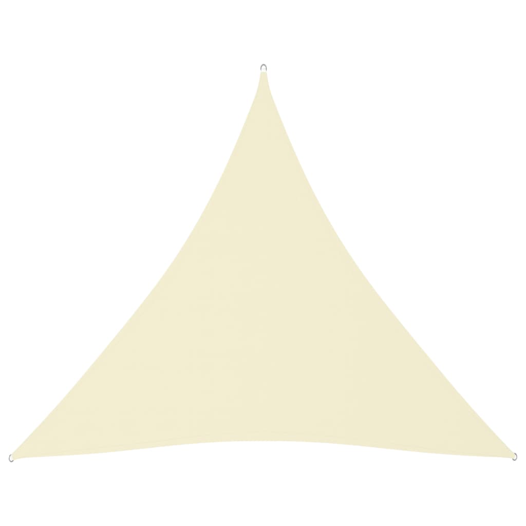 Sonnensegel Oxford-Gewebe Dreieckig 6x6x6 m Creme