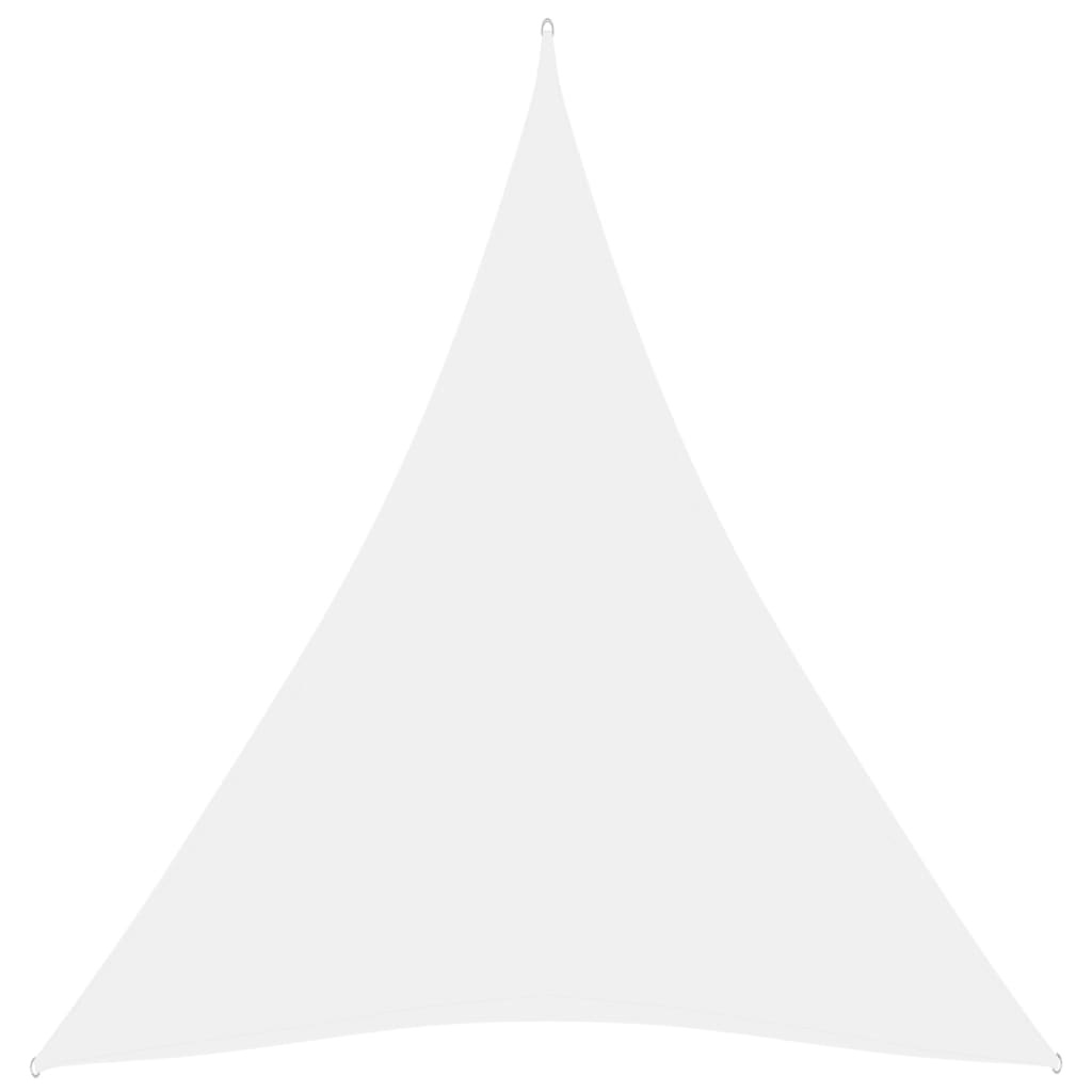Sonnensegel Oxford-Gewebe Dreieckig 5x7x7 m Weiß