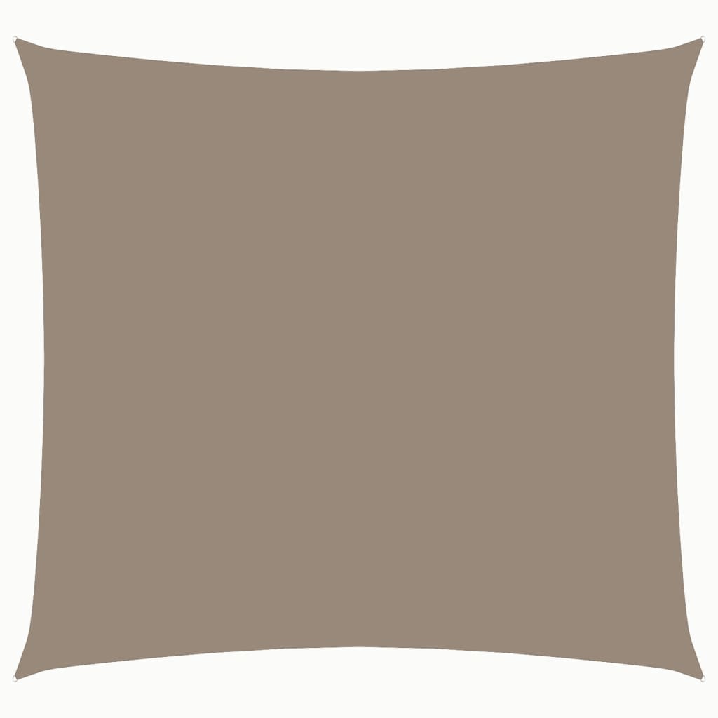 Sonnensegel Oxford-Gewebe Quadratisch 2,5x2,5 m Taupe