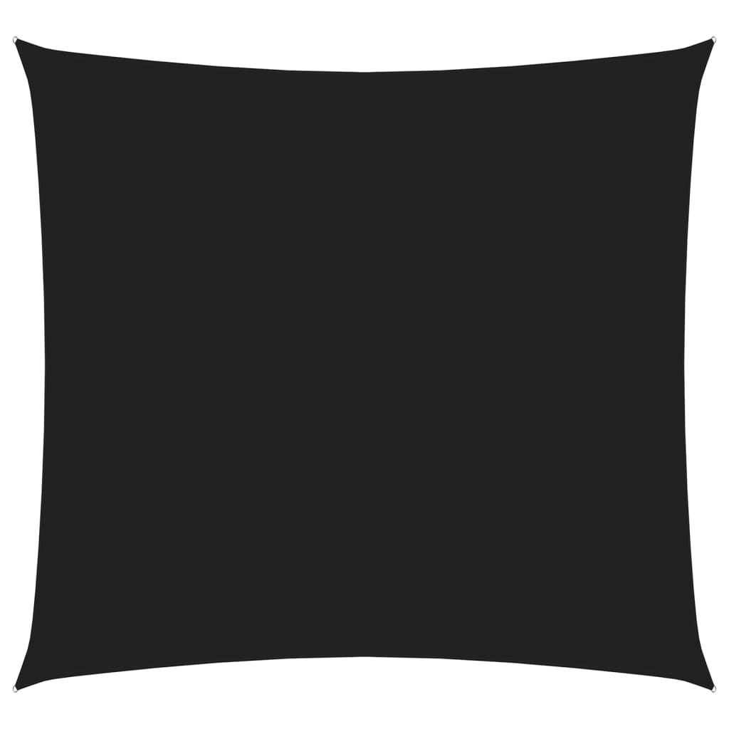 Sonnensegel Oxford-Gewebe Rechteckig 2,5x3 m Schwarz