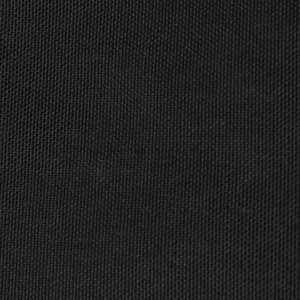 Sonnensegel Oxford-Gewebe Dreieckig 4x5x6,4 m Schwarz