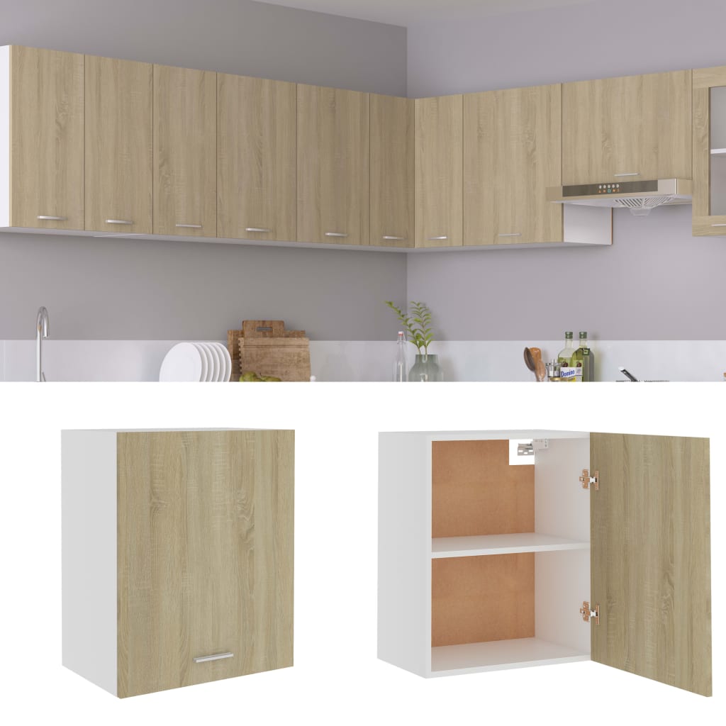 Hängeschrank Sonoma-Eiche 50x31x60 cm Holzwerkstoff