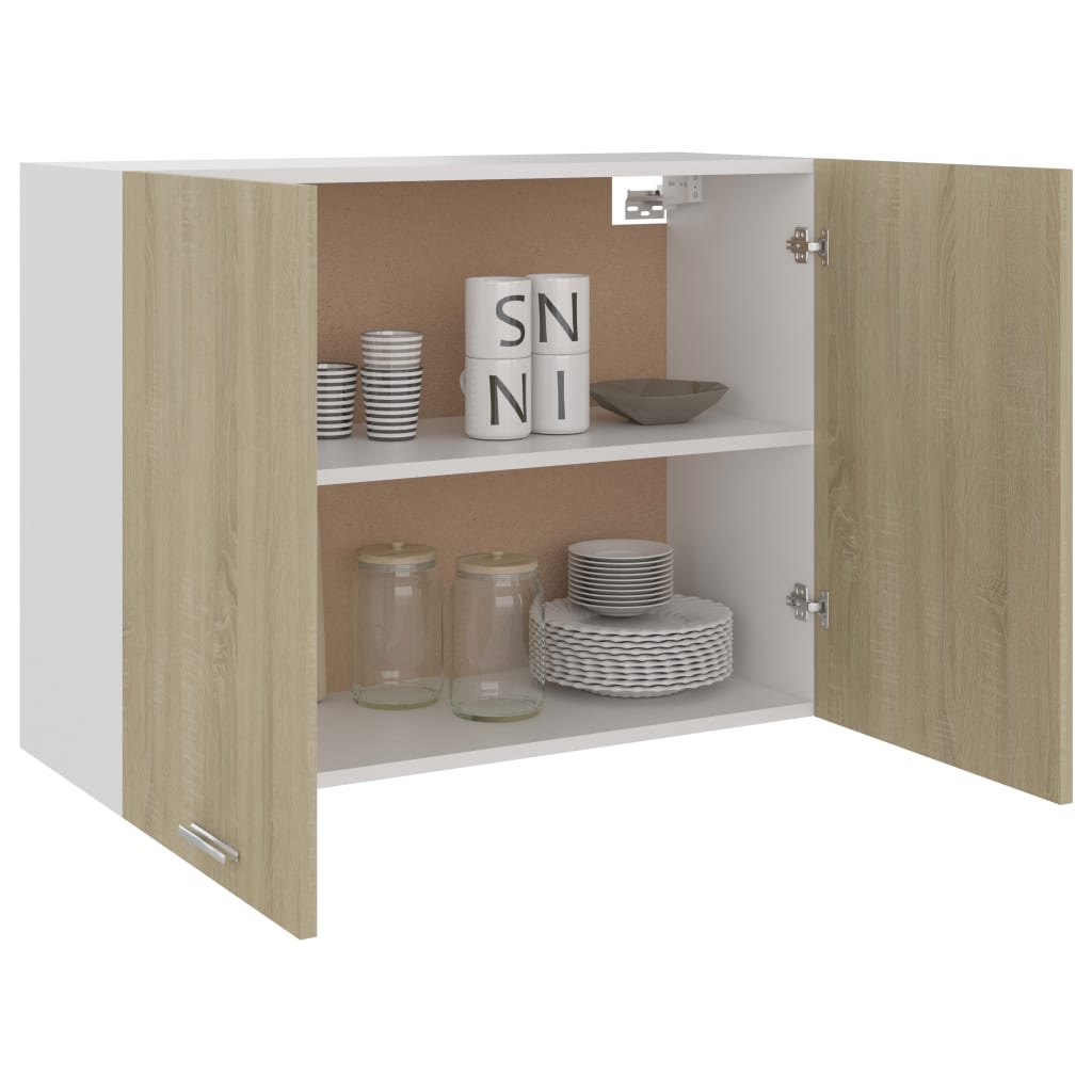 Hängeschrank Sonoma-Eiche 80x31x60 cm Holzwerkstoff