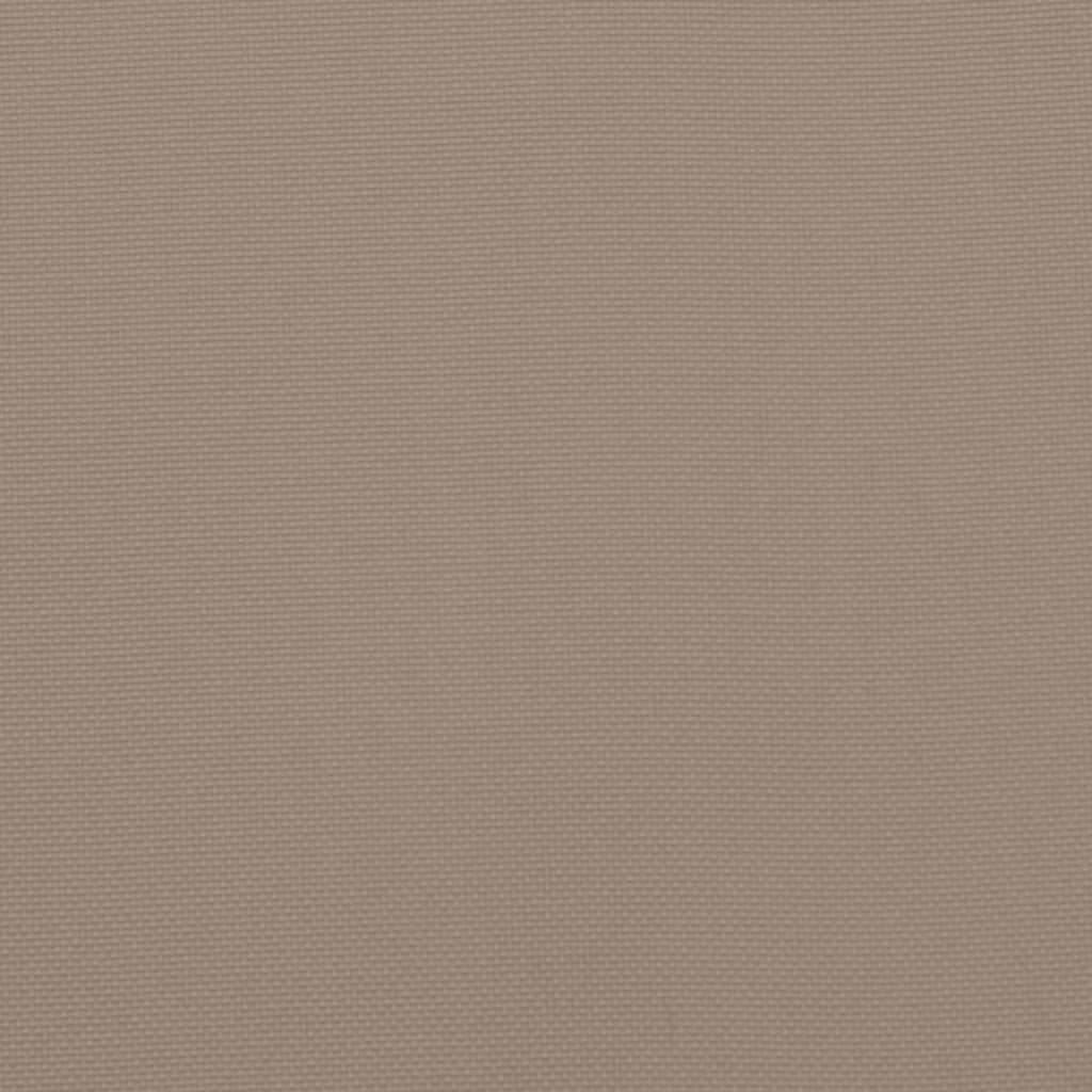 Gartenstuhl-Kissen 4 Stk. Taupe 50x50x3 cm Oxford-Gewebe