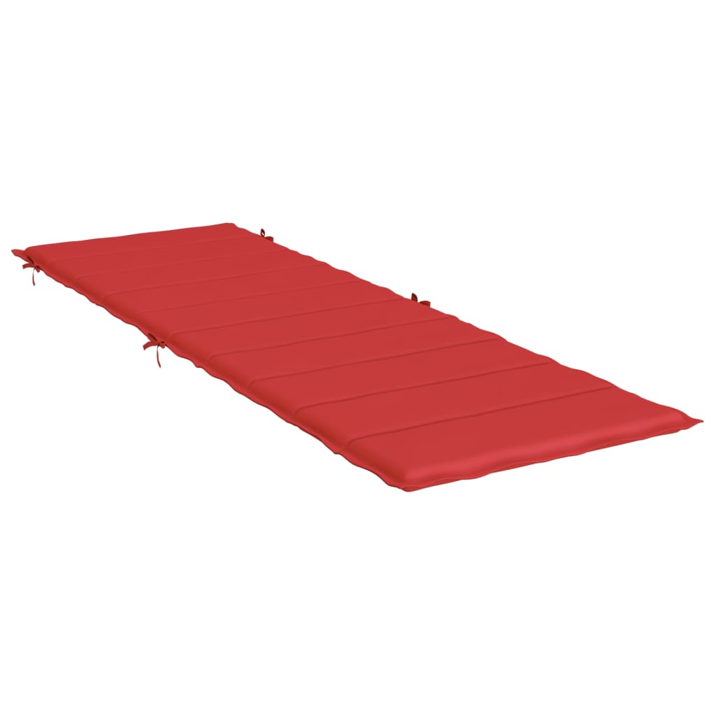 Sonnenliegen-Auflage Rot 186x58x3 cm Oxford-Gewebe