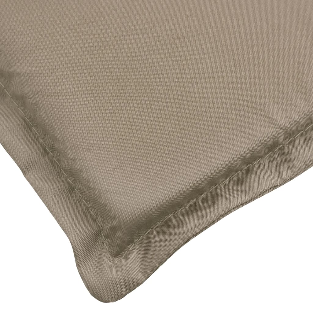 Sonnenliegen-Auflage Taupe 186x58x3 cm Oxford-Gewebe