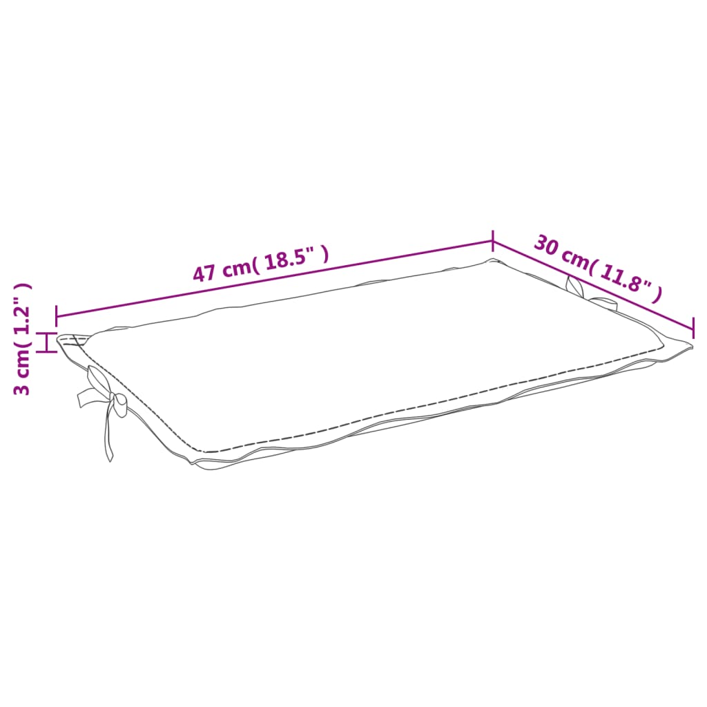 Sonnenliegen-Auflage Taupe 186x58x3 cm Oxford-Gewebe