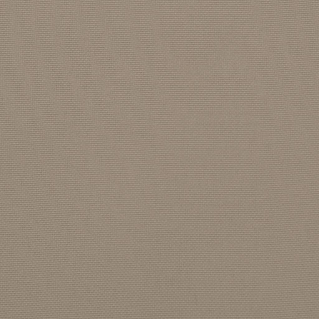 Sonnenliegen-Auflage Taupe 200x50x3 cm Oxford-Gewebe