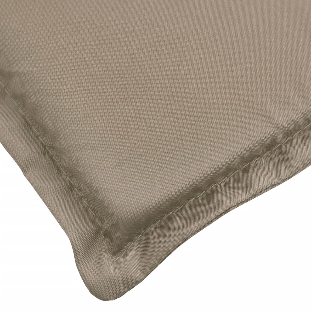 Sonnenliegen-Auflage Taupe 200x70x3 cm Oxford-Gewebe