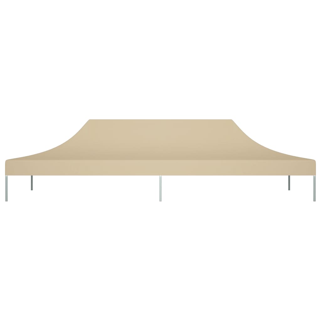 Partyzelt-Dach 6x3 m Beige 270 g/m²