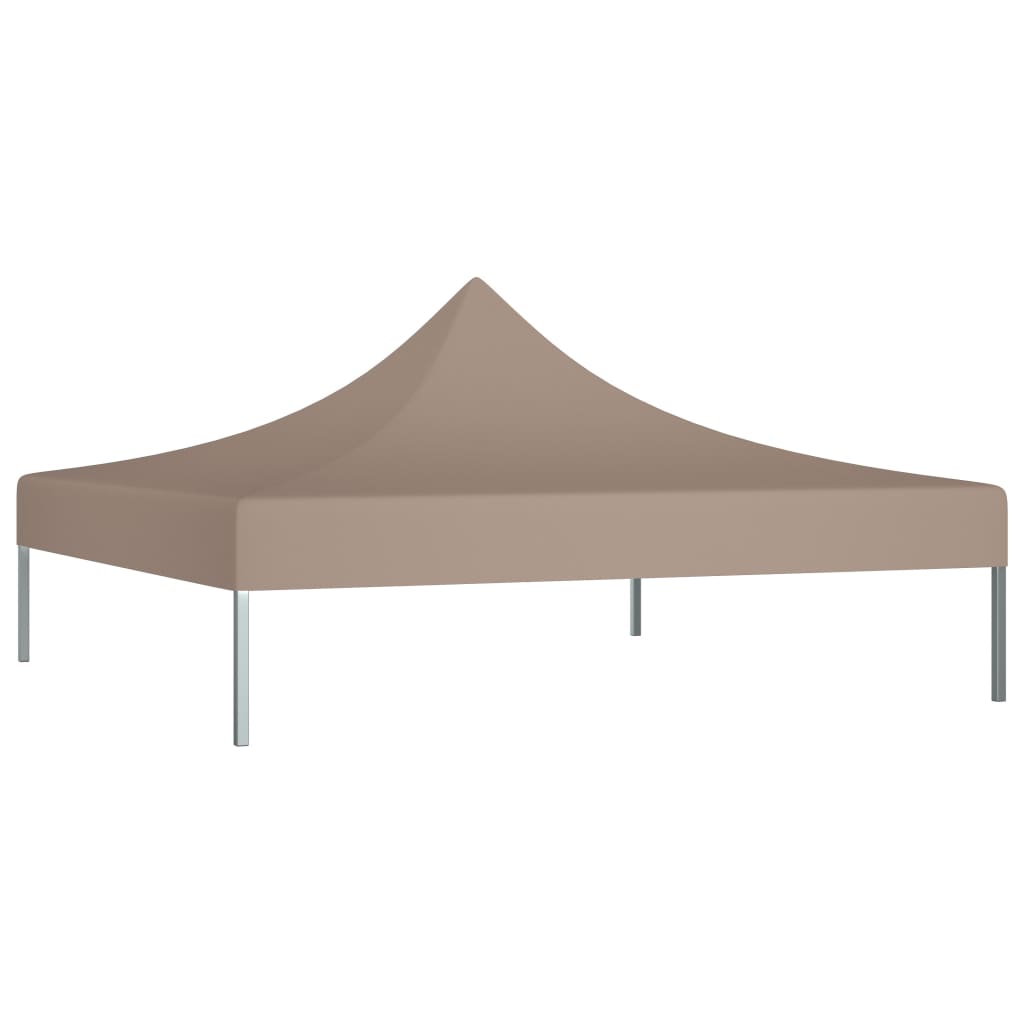 Partyzelt-Dach 2x2 m Taupe 270 g/m²