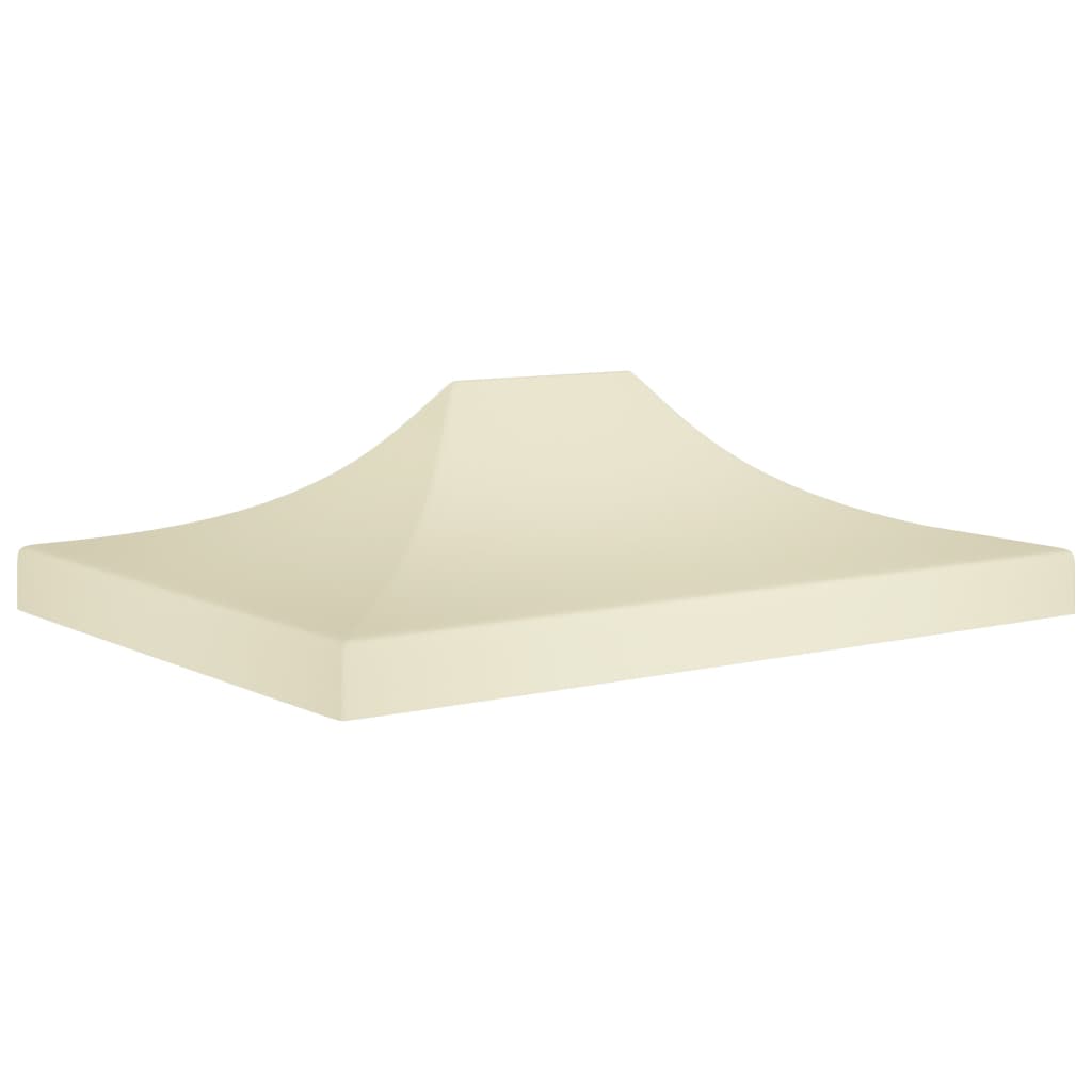 Partyzelt-Dach 4,5x3 m Creme 270 g/m²