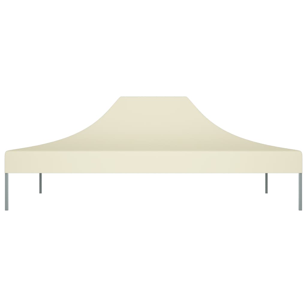 Partyzelt-Dach 4,5x3 m Creme 270 g/m²