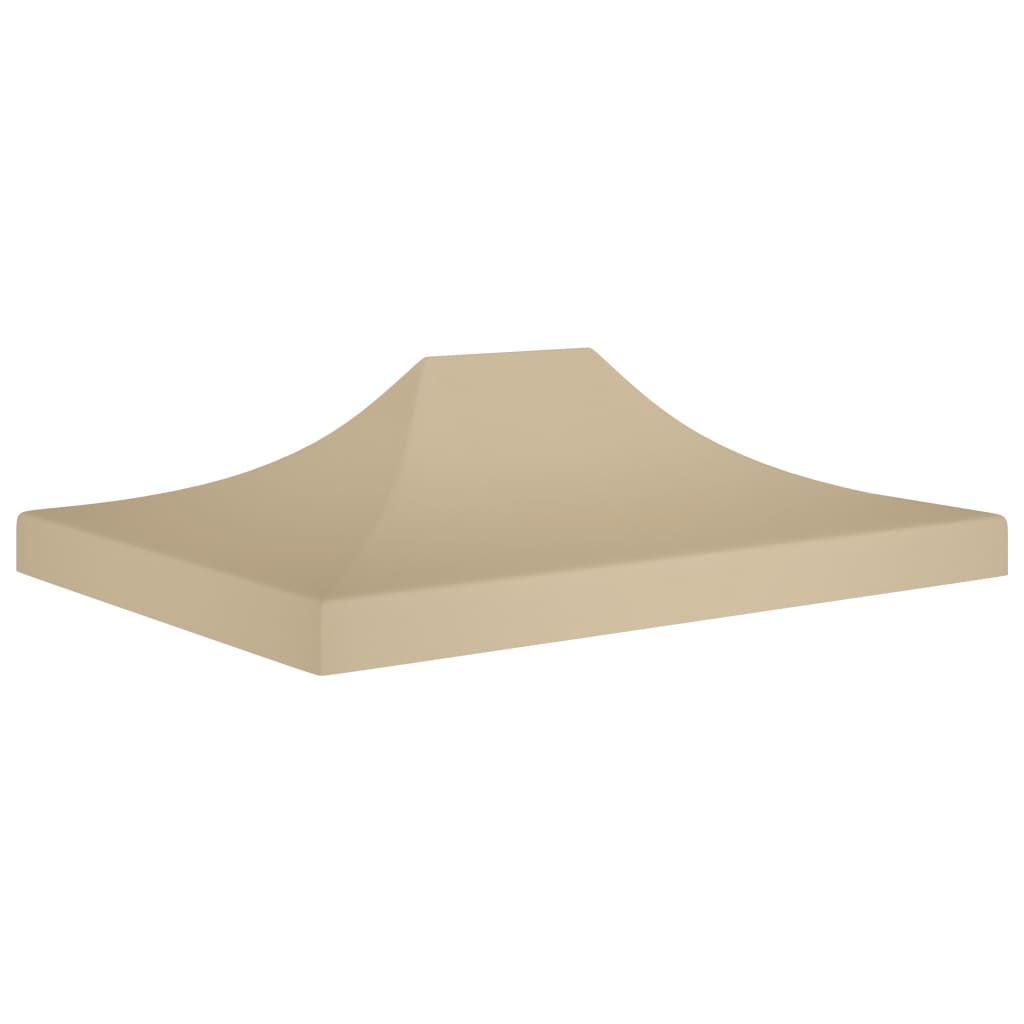 Partyzelt-Dach 4,5x3 m Beige 270 g/m²