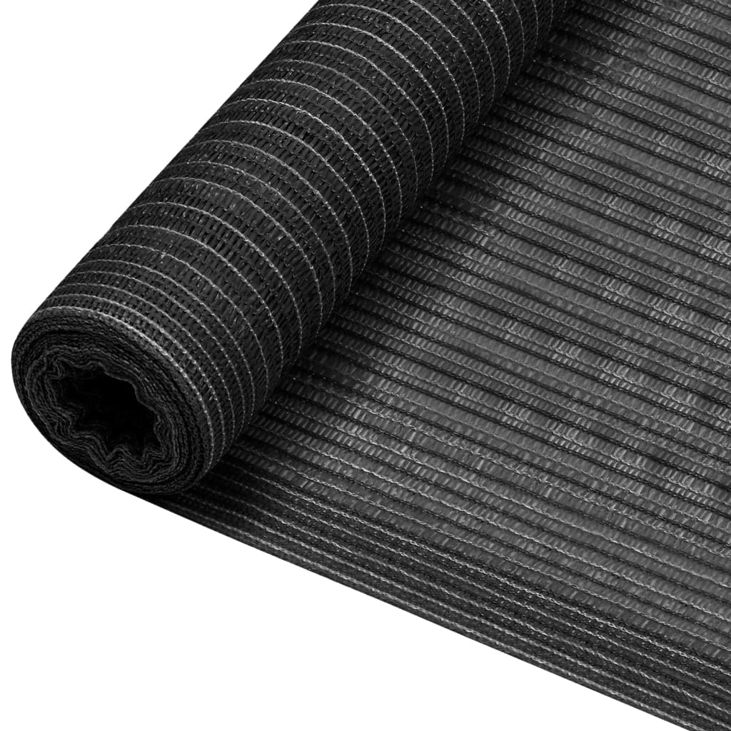 Zaunblende Anthrazit 1x25 m HDPE 75 g/m²