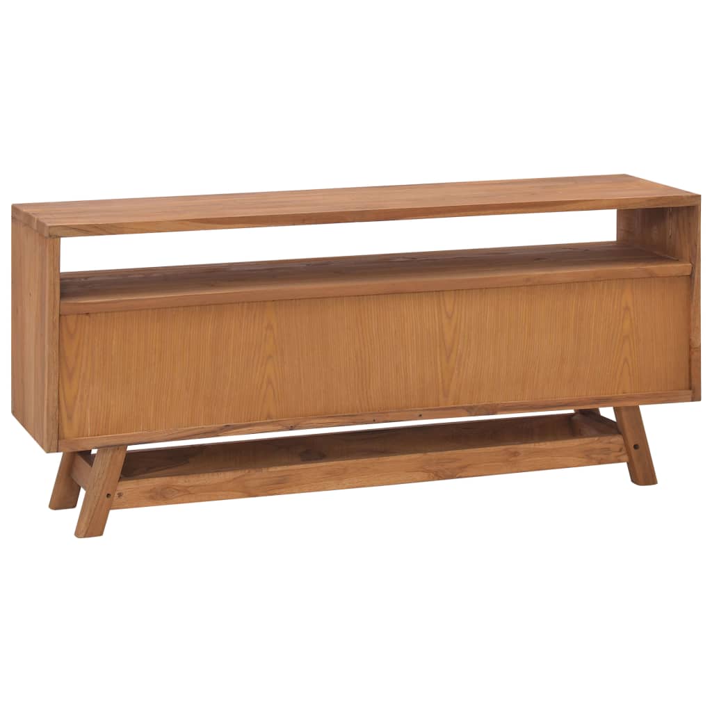 TV-Schrank 110x30x50 cm Massivholz Teak