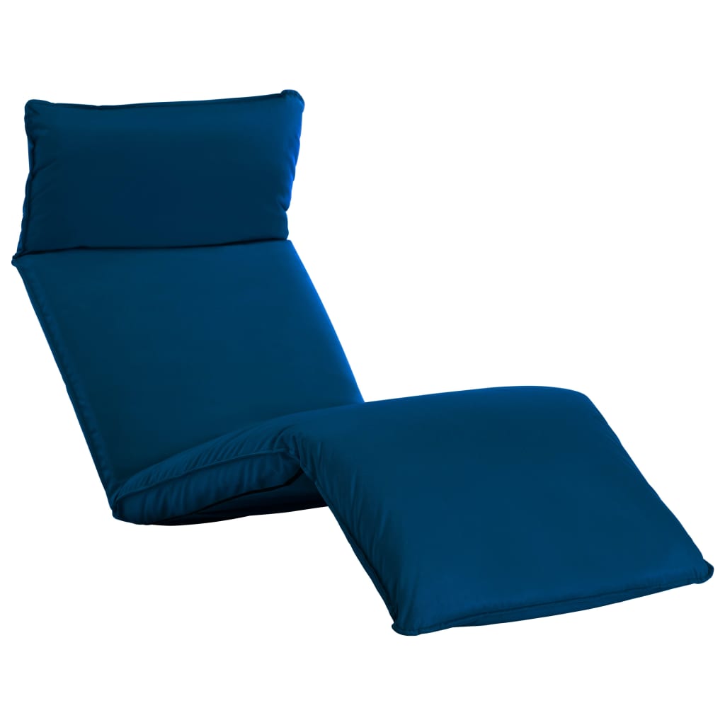 Sonnenliege Klappbar Oxford-Gewebe Marineblau