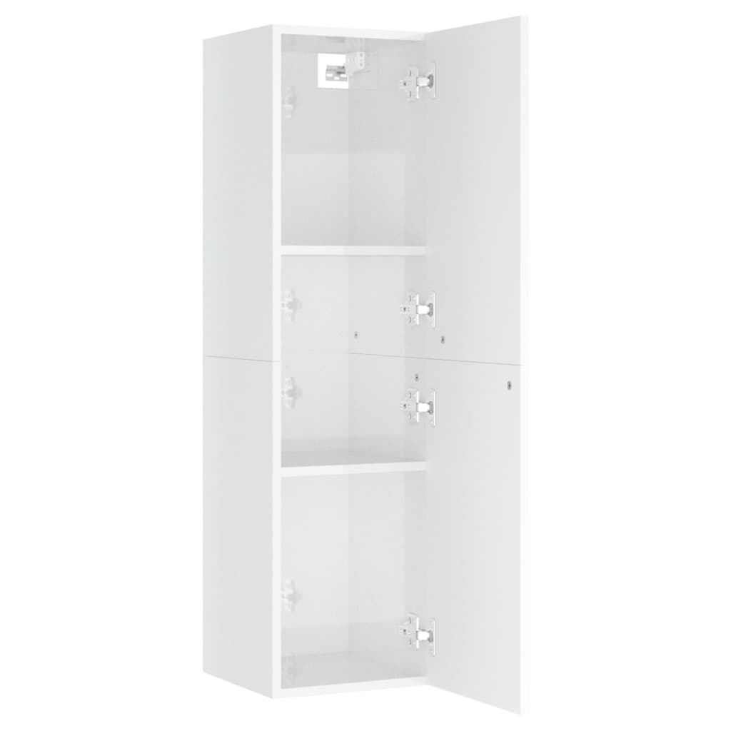 TV-Schrank Hochglanz-Weiß 30,5x30x110 cm Holzwerkstoff