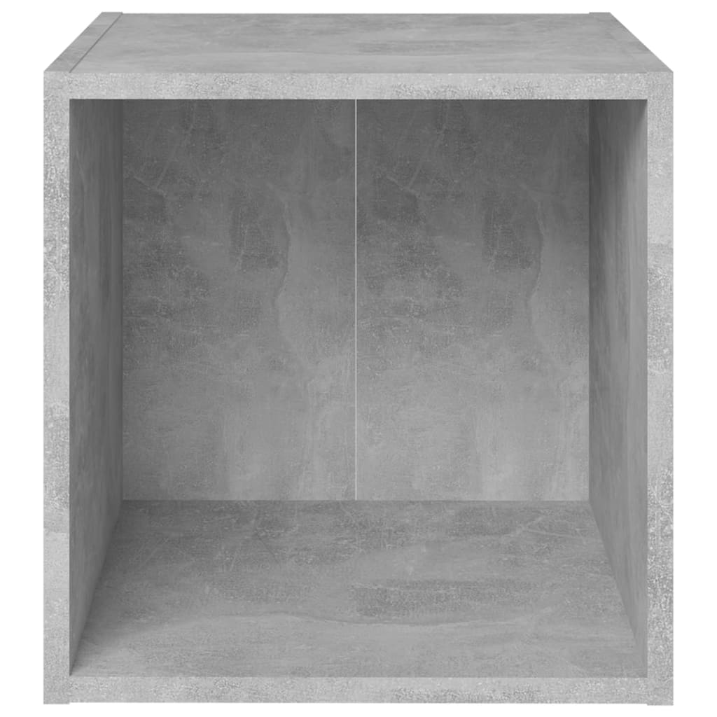 TV-Schrank Betongrau 37x35x37 cm Holzwerkstoff