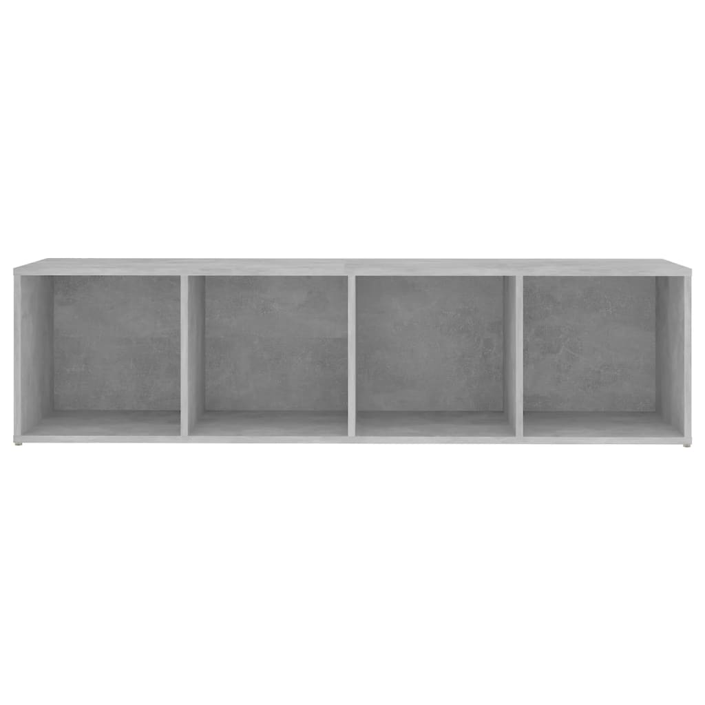 TV-Schrank Betongrau 142,5x35x36,5 cm Holzwerkstoff