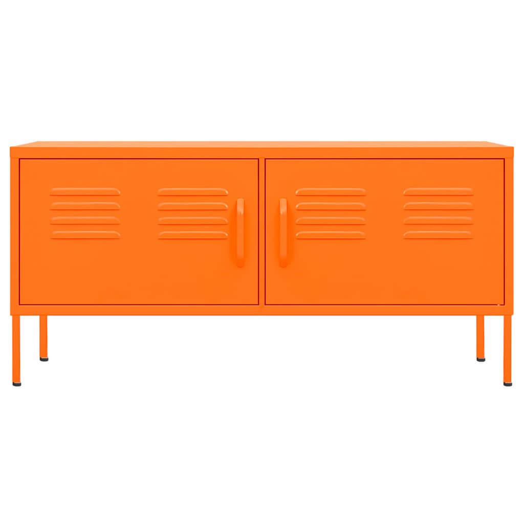 TV-Schrank Orange 105x35x50 cm Stahl