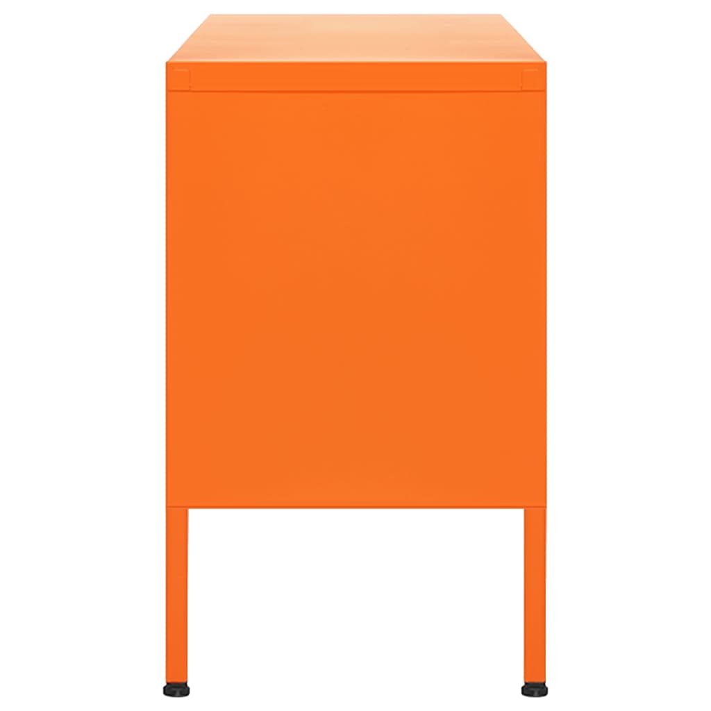 TV-Schrank Orange 105x35x50 cm Stahl