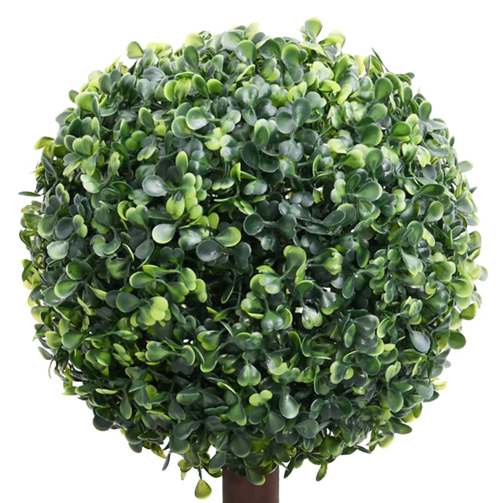 Künstlicher Buchsbaum mit Topf Kugelform Grün 118 cm