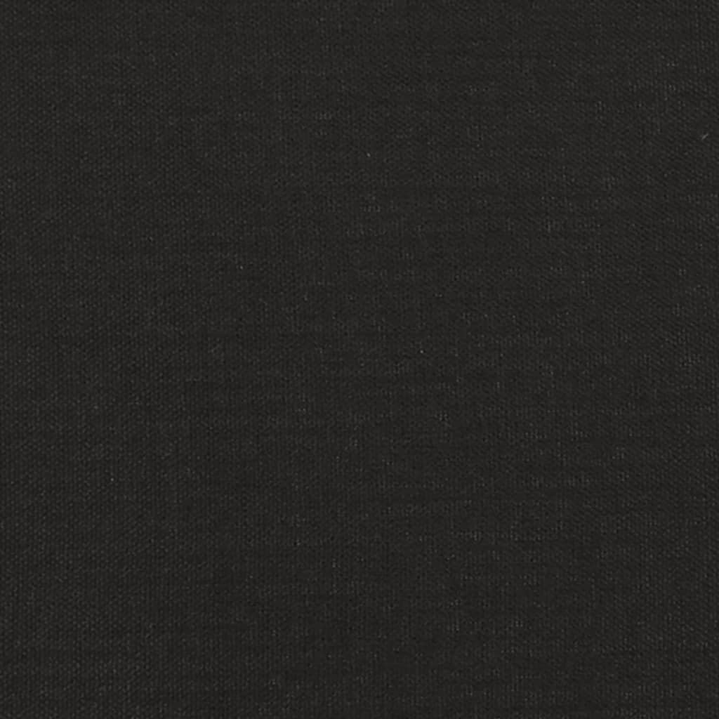 Fußhocker Schwarz 45x29,5x35 cm Stoff