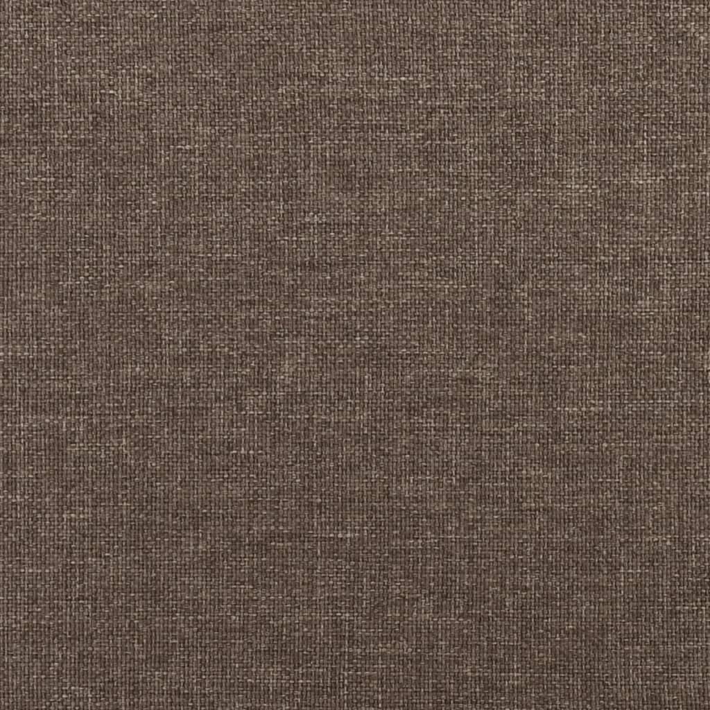 Fußhocker Taupe 45x29,5x35 cm Stoff