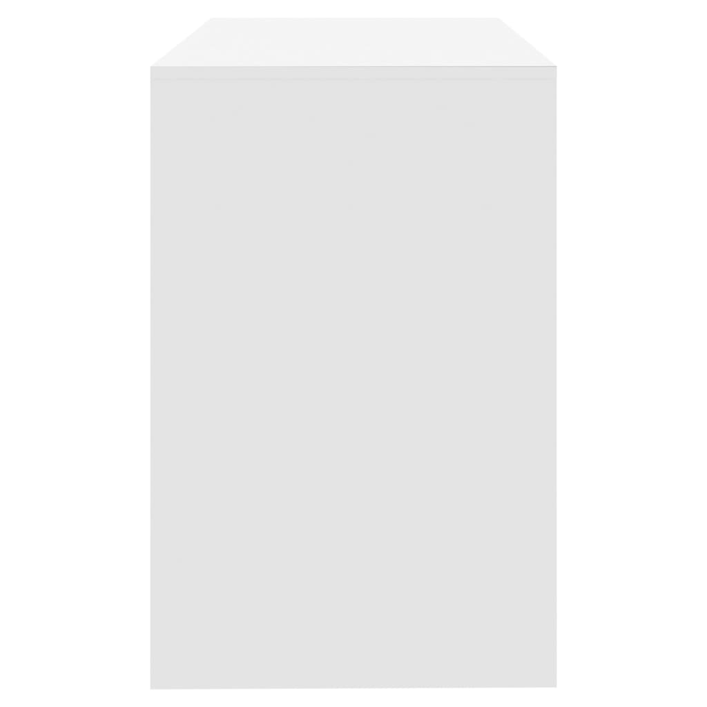 Schreibtisch Weiß 101x50x76,5 cm Holzwerkstoff