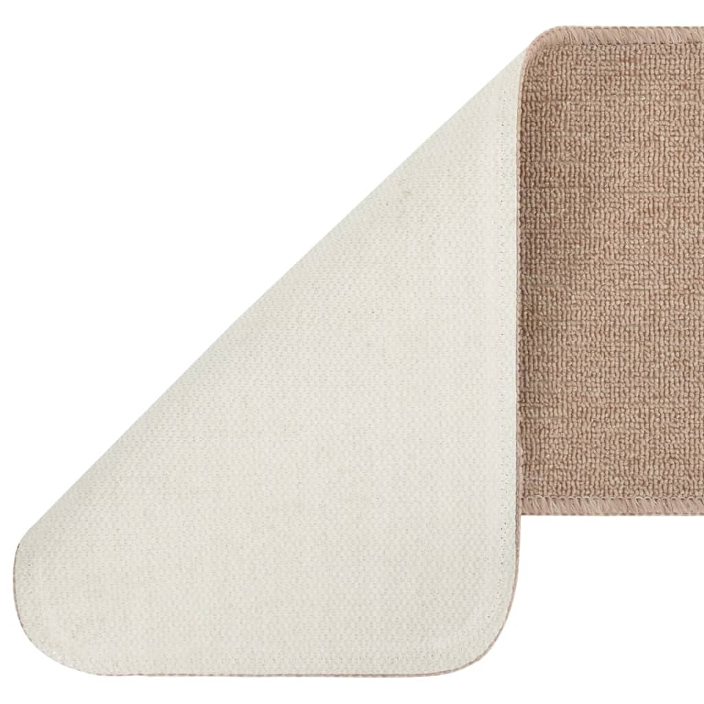 Antirutsch Stufenmatten 15 Stk. 60x25 cm Beige Rechteckig