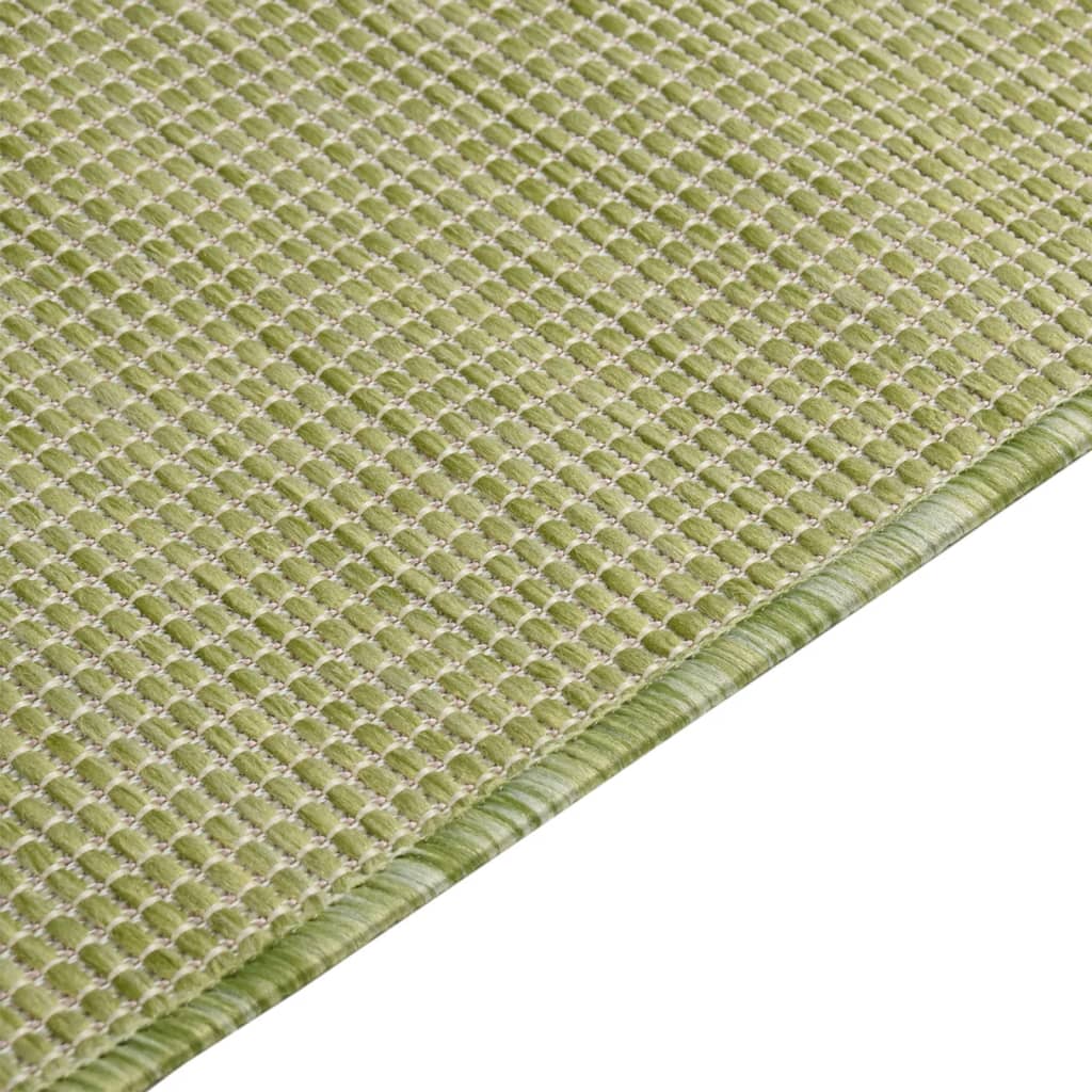 Outdoor-Teppich Flachgewebe 80x250 cm Grün