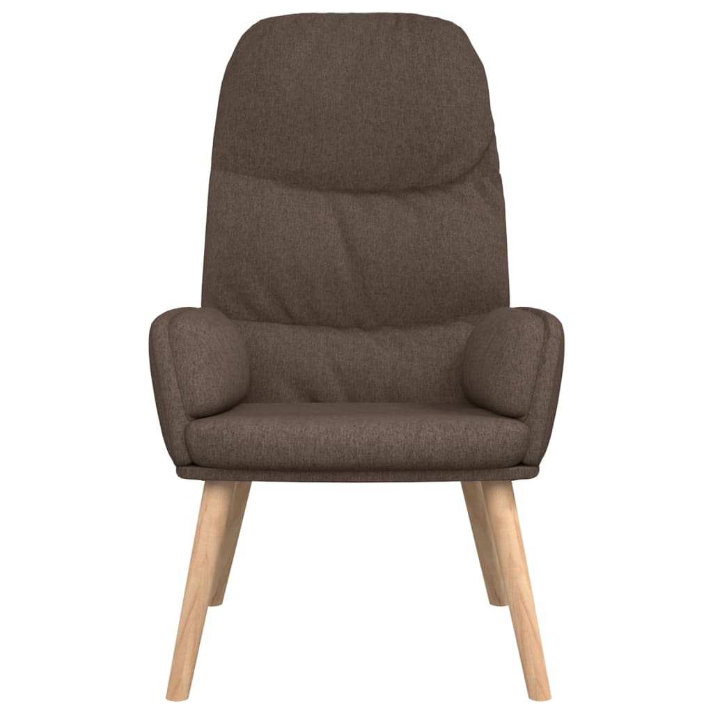 Relaxsessel mit Hocker Taupe Stoff