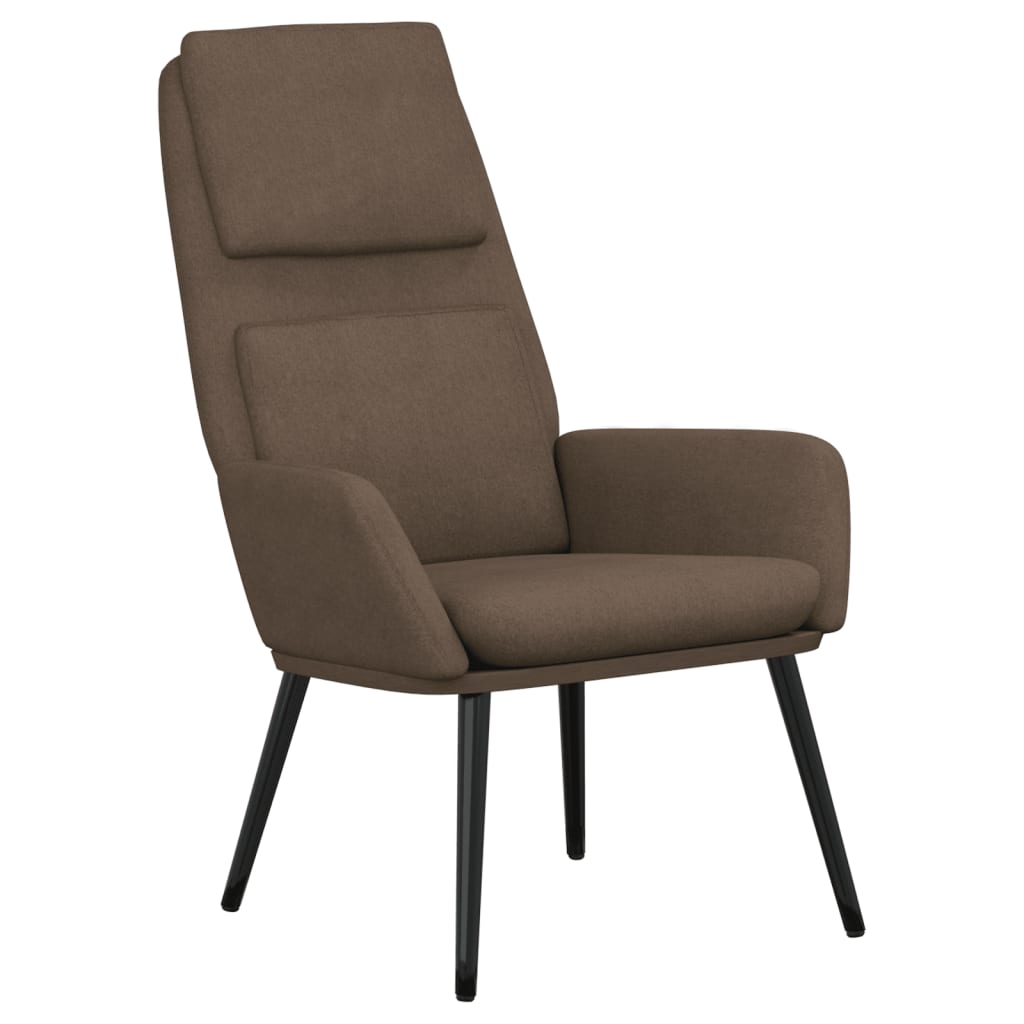 Relaxsessel mit Hocker Taupe Stoff