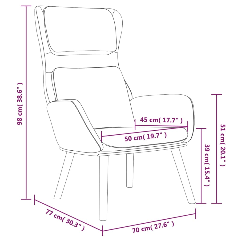 Relaxsessel mit Hocker Dunkelgrün Samt