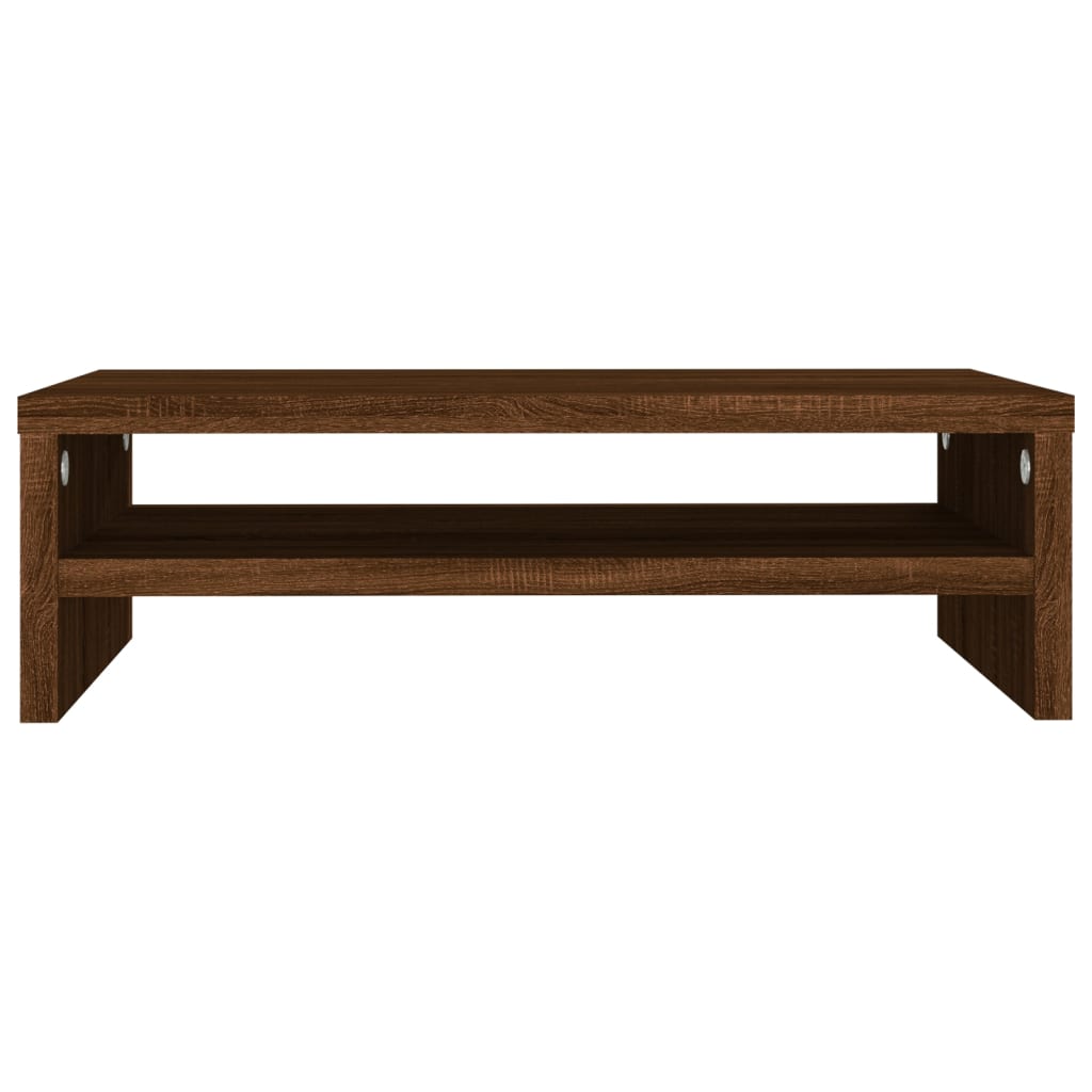 Monitorständer Braun Eichen-Optik 42x24x13 cm Holzwerkstoff