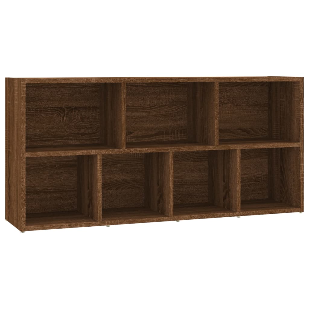 Bücherregal Braun Eichen-Optik 50x25x106 cm